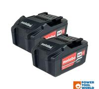 Metabo 625591000 18v Li-Power CAS 4.0Ah Li-Ion Battery Twin Pack