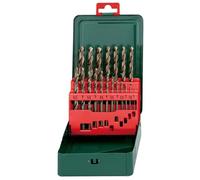 Metabo 627157000 HSS-Co Twist Drills, 0 V, Green, Set of 19 Piece