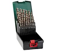 Metabo 627672000 Metal drill bit HSS-Co plastic carry case SP, 25 pieces