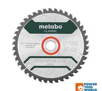 METABO PRECISION CUT WOOD - CLASSIC SAW BLADE, 42TPI 165mm x 20mm - 628026000