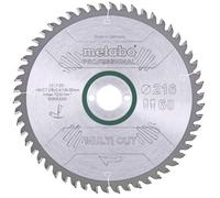 Metabo 628083000 Circular Saw Blade, Carbide, 216x30mm, 60 Teeth