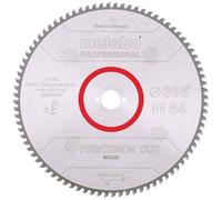 Metabo 628229000 Precision Cut Wood Professional Circular Saw Blade 305 x 30, Z84 WZ 5° neg