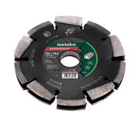 Metabo 628298000 2-Row UP Universal Wall Chaser Blade, 125 x 18 x 22.23mm, Designed for Clean, Stable Cutting in Masonry and Concrete with Enhanced Material Removal and Smooth Operation.