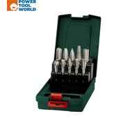 Metabo 628404000 Carbide Die Grinder Router Burr Bit Set x10 Pcs