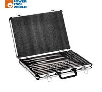 Metabo 628414000 17 Piece SDS+ Drill and Chisel Set in Metal Case