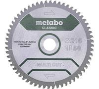 Metabo 628666000 Multi Cut Professional Circular Saw Blade For Multi Materials 254 x 30, Z60 FZ/TZ 5° neg/B