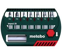 Metabo 628849000 Bit-Assortment Impact, 0 V, Green, 29 mm, Set of 8 Piece