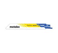 Metabo 631492000 5 Reciprocating Saw Blades Wood and Metal 150 Pack of 5