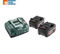 Metabo 685051380 18v Basic Set Inc 2x 5.2Ah Li-Power Batteries & ASC 145 Charger
