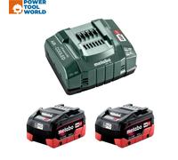 Metabo 685122380 18v Basic Set Inc 2x 5.5Ah LiHD Batteries & 1x ASC 145 Charger