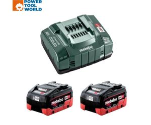 Metabo 685122380 18v Basic Set Inc 2x 5.5Ah LiHD Batteries & 1x ASC 145 Charger