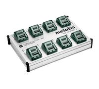 METABO 8 Bay Charger ASC 55 MULTI 8, 12-36v Desktop Battery Charger - 627093000