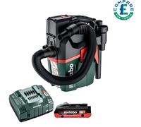 Metabo AS 18 HEPA PC Compact Wet & Dry Vacuum Cleaner +1 x 4Ah Battery & Charger [EEK: A]
