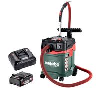 Metabo AS 36-18 H 30 PC-CC 18V H-Class Vacuum Cleaner 1 x 2.0Ah Battery Charger