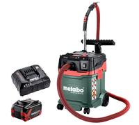 Metabo AS 36-18 M 30 PC-CC 18V M-Class Vacuum Cleaner 1 x 8.0Ah Battery Charger