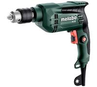 metabo BE 650-650 W Drill 13 mm Steel Bore 30 mm Wood Bore Vario Electronics Clockwise/Anti-clockwise Rotation Soft Grip Includes Keyed Chuck and Chuck Key