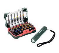Metabo BIT BOX SP 29 Piece Screwdriver Bit Set with Mini Flash Light 626721000