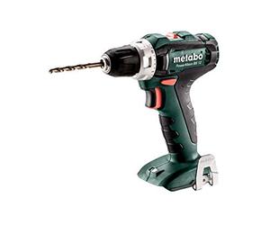 Metabo BS 12 Cordless Drill (Without Battery 12 V, with LED Light, Bit Depot on Device, Keyless Drill Chuck) 601036890