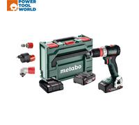 Metabo BS 18 L BL Q 18v Cordless Brushless Drill Driver Inc 2x 2.0Ah Batteries