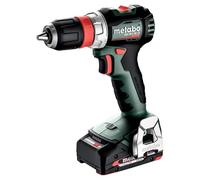 Metabo BS 18 L BL Q (613156500) Cordless Drill Driver Set with 2 Batteries, Charger and case