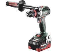 metabo BS 18 LTX BL Q I Cordless Drill - 18 V, 130 Nm Torque, 68 mm Drilling Capacity - Brushless, Lightweight & Compact, Professional Screwdriver for Wood and Metal - Includes 2 Batteries 5.5 Ah