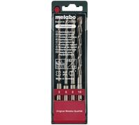 Metabo 625580000 Carbide Hammer Drill Bit Set 4-pc, 5-10mm, SDS-Plus