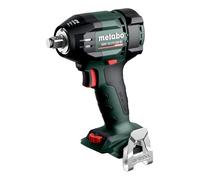 metabo Cordless Impact Wrench SSW 18 LTX 550BL - 18 V, 550 Nm, 1/2" Outer Square, 2800 RPM, 12 Steps - Brushless, Practical LED, for Wood Building, Tire Change, Industrial Assembly - Without Battery
