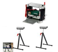 Metabo Dh330 Thicknesser Bench Top Planer 1800W + X2 Roller Material Supports
