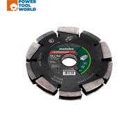 Metabo 628298000 2-Row UP Universal Wall Chaser Blade, 125 x 18 x 22.23mm, Designed for Clean, Stable Cutting in Masonry and Concrete with Enhanced Material Removal and Smooth Operation.