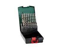 Metabo 627097000 19 Piece Hss Metal Drill Bit Set 1mm To 10mm High-Grade Steel