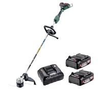 Metabo FSD36-18LTXBL40 36V Brushless 40cm Grass Trimmer 2 x 2Ah Battery Charger