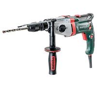 Metabo Hammer Drill, SBEV 1300-2, Futuro Plus Quick Chuck, Handle, Limit Stop, Case, VTC Full Wave Electronics, Right-Hand and Left-Hand Rotation (1300 W / 44 Nm/Speed 0-3100 /min), 600785500