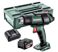 Metabo HG 18 LTX 500 18V Cordless Heat Gun 1 x 5.2Ah Battery Charger & Metabox