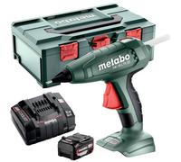 Metabo HK 18 LTX 20 18V Hot Glue Gun with 1 x 5.2Ah Battery Charger & Metabox