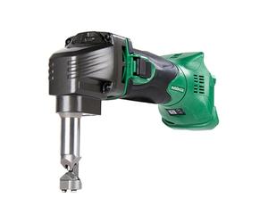 Metabo HPT 18V MultiVolt™ Cordless Nibbler | Tool Only - No Battery | for Ribbed Metal Panels | 180 Degree 3-Stop Die Holder | CN18DSLQ4