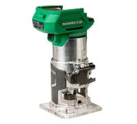 Metabo HPT 18V MultiVolt Cordless Trim Router | Tool Only - No Battery | Variable Speed Brushless Motor | Lifetime Tool Warranty | 1/4-Inch and 3/8-Inch Collets Included | M1808DAQ4