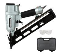 Metabo HPT Finish Nailer, 15 Gauge, Pneumatic, Angled, Finish Nails 1-1/4-Inch up to 2-1/2-Inch, Integrated Air Duster, Selective Actuation Switch, 5-Year Warranty (NT65MA4)