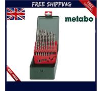 METABO HSS-G 25 PIECE DRILL BIT SET IN METAL CASE, 1 TO 13MM - 627154000