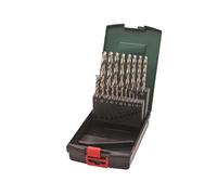 Metabo HSS-G Metal Drill Bit Set 19 Piece Ground Bits with Case MPT627668
