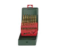 Metabo 627156000 Hss-Tin Drill Bit Set 19 Piece