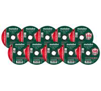 Metabo INOX 125mm Cutting Discs 10pk Stainless Steel Thin 1mm