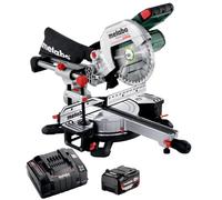 Metabo KGS 18 LTX BL 216 18V 216mm Brushless Mitre Saw 1 x 5.2Ah Battery Charger