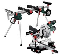 Metabo KGS 216 M 216mm Sliding Mitre Saw 110V/1500W With KSU 251 Stand