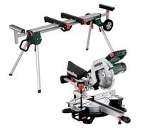 Metabo KGS 216 M 216mm Sliding Mitre Saw 110V/1500W With KSU 401 Stand