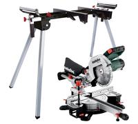 Metabo KGS 216 M 216mm Sliding Mitre Saw 110V/1500W With Universal Leg Stand