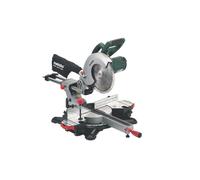 metabo Kgs-216Mn Sliding Mitre Saw 216Mm 1500W 110V in Silver Metabo Silver
