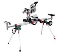 metabo KGS 305 M Chop Saw 2000 W 305 mm Cutting Width 110 mm Cutting Depth LED Laser Cutting Guide Double-Sided Tilt Precise and Powerful Includes KSU 401 Machine Stand and Accessories