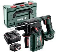 Metabo KH18LTXBL24 18V Brushless SDS+ Hammer Drill 1 x 5.2Ah Battery Charger Box