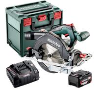 Metabo KS 18 LTX 57 18V 165mm Circular Saw with 1 x 5.2Ah Battery Charger & Box