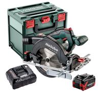 Metabo KS 18 LTX 57 18V 165mm Circular Saw with 1 x 8.0Ah Battery Charger & Box